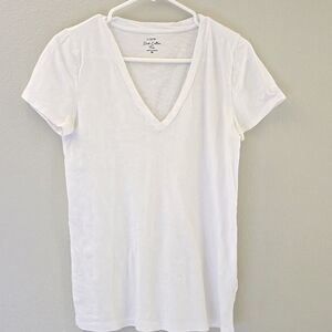 4/16 JCREW SLUB COTTON TEE